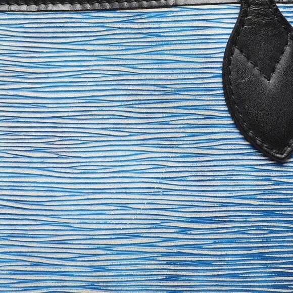 Louis Vuitton Denim Epi Leather Neverfull MM Bag w/o Accessories Pochette - Picture 6 of 12